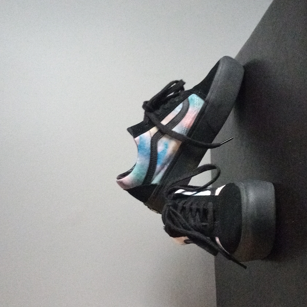 Platform Watercolour Vans sneakers
